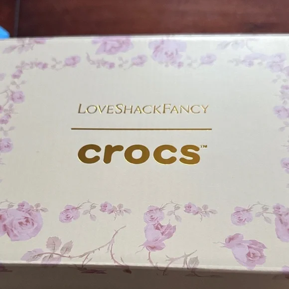 NWT LOVE SHACK FANCY CROCS - Picture 2 of 3